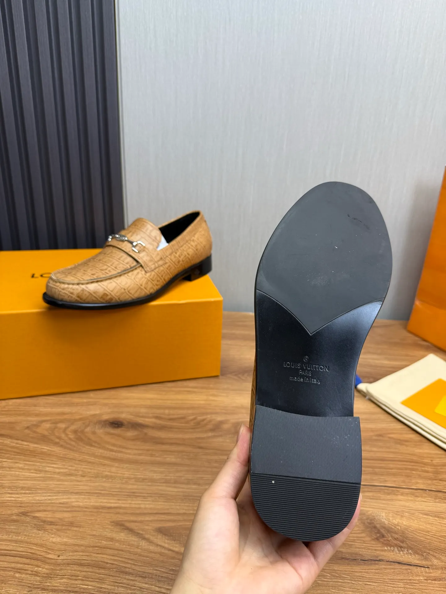 Factory 680💰 LV. Men's business casual leather shoes, all made of imported original brand leather, just to create a more comfortable wearing experience, original non-slip and wear-resistant outsole ✔️16-45 (38.45 non-returnable)